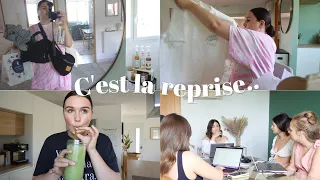 c'est la reprise..⎢vlog