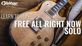 Free All Right Now Solo Guitar Lesson | TGM Learn To Play