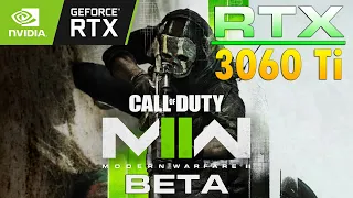 Call of Duty Modern Warfare II BETA - RTX 3060 Ti All Settings FPS Test (1080p/1440p)