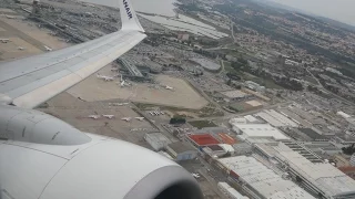 4K Ryanair Boeing 737-800 flight video, Marseille to Stansted - FR6542