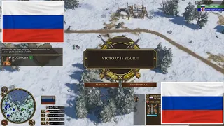 [AoE3:DE] Why you should NOT RUSH the RUSSIANS: Two examples! [Educational purposes]