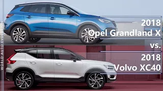 2018 Opel Grandland X vs 2018 Volvo XC40 (technical comparison)