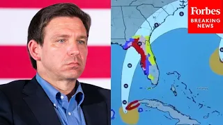 BREAKING NEWS: Florida Gov. Ron DeSantis Holds A Press Briefing On Hurricane Idalia