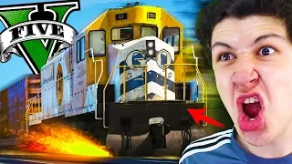 Al fin PUDE DETENER el TREN en GTA 5... Grand Theft Auto V - GTA V Mods