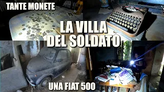 TROVO UNA VECCHIA FIAT 500 E STANZE PIENE DI OGGETTI ANTICHI: LA VILLA DEL SOLDATO! [Urbex Italia]