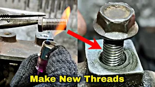 How to repair bolt slip threads easily | Zimbiker