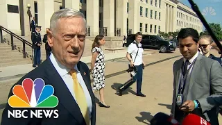 Secretary Of Defense James Mattis Offers ‘Good News’ On North Korea Summit | NBC News