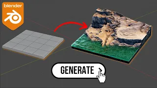 New Blender Addon For Creating landscapes | Quick Landscape