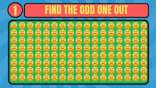 Find the ODD One Out | Number, Emoji & Letter Edition