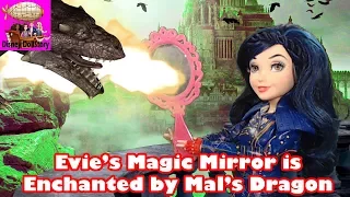 Evie's Magic Mirror is Enchanted by Mal's Dragon - Part 44 - Descendants in Avalor Disney