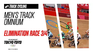 Men's Track Omnium - TRACK CYCLING | Elimination Race 3/4 Highlights | Olympic Games - Tokyo 2020