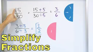 04 - Simplify Fractions to Lowest Terms (Simplifying & Reducing Fractions) - Part 2