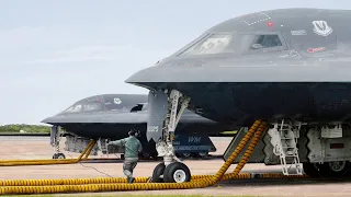 Preparing Giant $1 Billion US Stealth Aircraft Before Takeoff