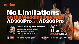 No Limitations on the Wedding Day with AD300Pro and AD200Pro with Ashley Karakatsanis