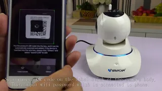 How to Configure VStarcam Security Camera C25  Wireless Connection