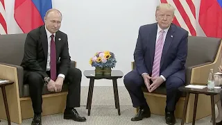 Trump and Putin share laugh at G-20 summit