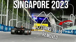 The NEW F1 2023 Marina Bay Street Circuit!