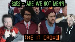 The Thing About ARSENAL Is... Americans React To "The IT Crowd - S3E2 - Are We Not Men?"