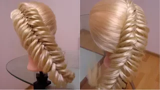 🐠🐟🐟 Новый вариант КОСА РЫБИЙ ХВОСТ 🐟Hair tutorial.