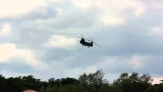 Boeing Chinook display at RIAT 2012