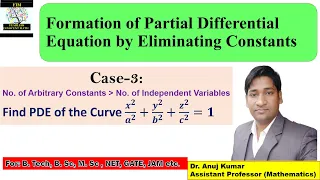 Formation of Partial Differential Equations | PDE by Eliminating Arbitrary Function | PDE Formation