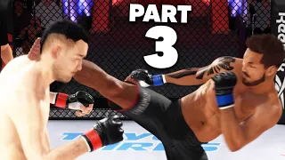 UFC 4 Career Mode Gameplay Walkthrough Part 3 - FASTEST KNOCKOUT & FIRST UFC FIGHT