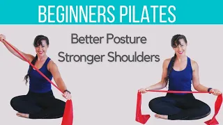 Resistance Band Workout for Better Posture | Beginner's Pilates Class