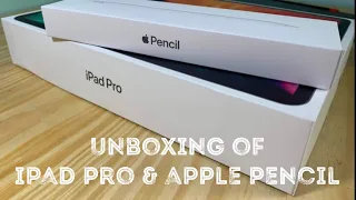 Ipad Pro 12.9 Unboxing and Apple Pencil | Philippines