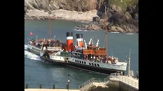 P.S. Waverley from Weston-super-Mare's Knightstone Harbour to Penarth and Ilfracombe in May 2004