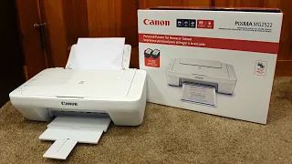 How to setup Canon Pixma MG2522 Printer over Wifi and Install Ink