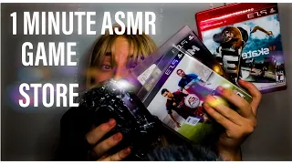 FASTEST 1 MINUTE VIDEO GAME STORE ASMR ROLEPLAY