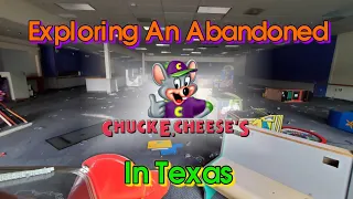 Exploring An Abandoned Chuck E. Cheese In Texas