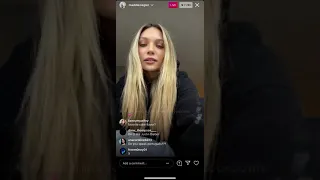 Maddie Ziegler Instagram Live March 11,2021