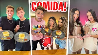 QUAL GÊMEO FAZ A COMIDA MAIS PARECIDA!! ( COMIDAS GÊMEAS )