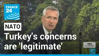 NATO chief Stoltenberg says Turkey's security concerns are legitimate • FRANCE 24 English