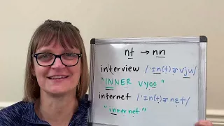 How to Pronounce Interview, Internet and other words with NT in American English