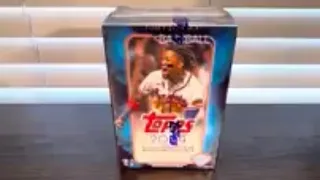 Unboxing (1) 2024 Topps Series 1 Baseball Retail Blaster Box Marco Luciano Rookie Team Color RC $25