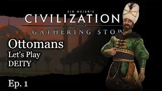 #1 Let's Play Civ 6 Ottomans - Civilization VI Gathering Storm