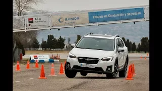 Subaru XV 2018 - Maniobra de esquiva (moose test) y eslalon | km77.com