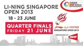 QF - WD - Bao YX./Cheng S. vs M.Matsutomo/A.Takahashi - 2013 Li-Ning Singapore Open