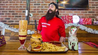 "£500 SAYS YOU CAN'T FINISH THAT IN 11 MINUTES" | JEM'S PIT STOP'S MEGA CHALLENGE | BeardMeatsFood