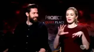 Emily Blunt and John Krasinski Joint Interview for A Quiet Place