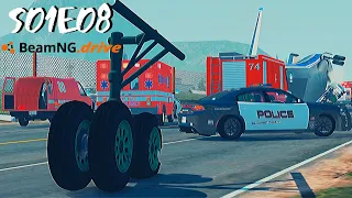 Beamng Drive: Seconds From Disaster (+Sound Effects) |Part 8| - S01E08