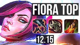 FIORA vs SHEN (TOP) | 13/1/2, Legendary, 400+ games, 900K mastery | KR Diamond | 12.15