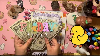 Savings Challange Friday | ~$34~ | Made it Work | Sorry about the 🐕