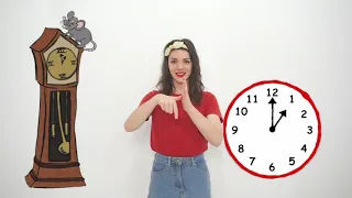 Hickory Dickory Dock | Key Word Auslan Songs for Children | hey dee ho