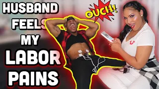 MY HUSBAND EXPERIENCES THE PAIN OF LABOR!! (CHILD BIRTH SIMULATOR CHALLENGE)