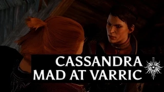 Dragon Age: Inquisition - Cassandra mad at Varric for lying about Hawke (all scenes)