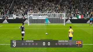 PES 2020 | Juventus vs Barcelona | Penalty Shootout | Messi vs Ronaldo Gameplay PC