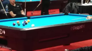 Corey Deuel controversial 10 Ball break at the Super Billiards Expo